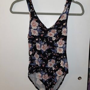 American Eagle Floral Bodysuit